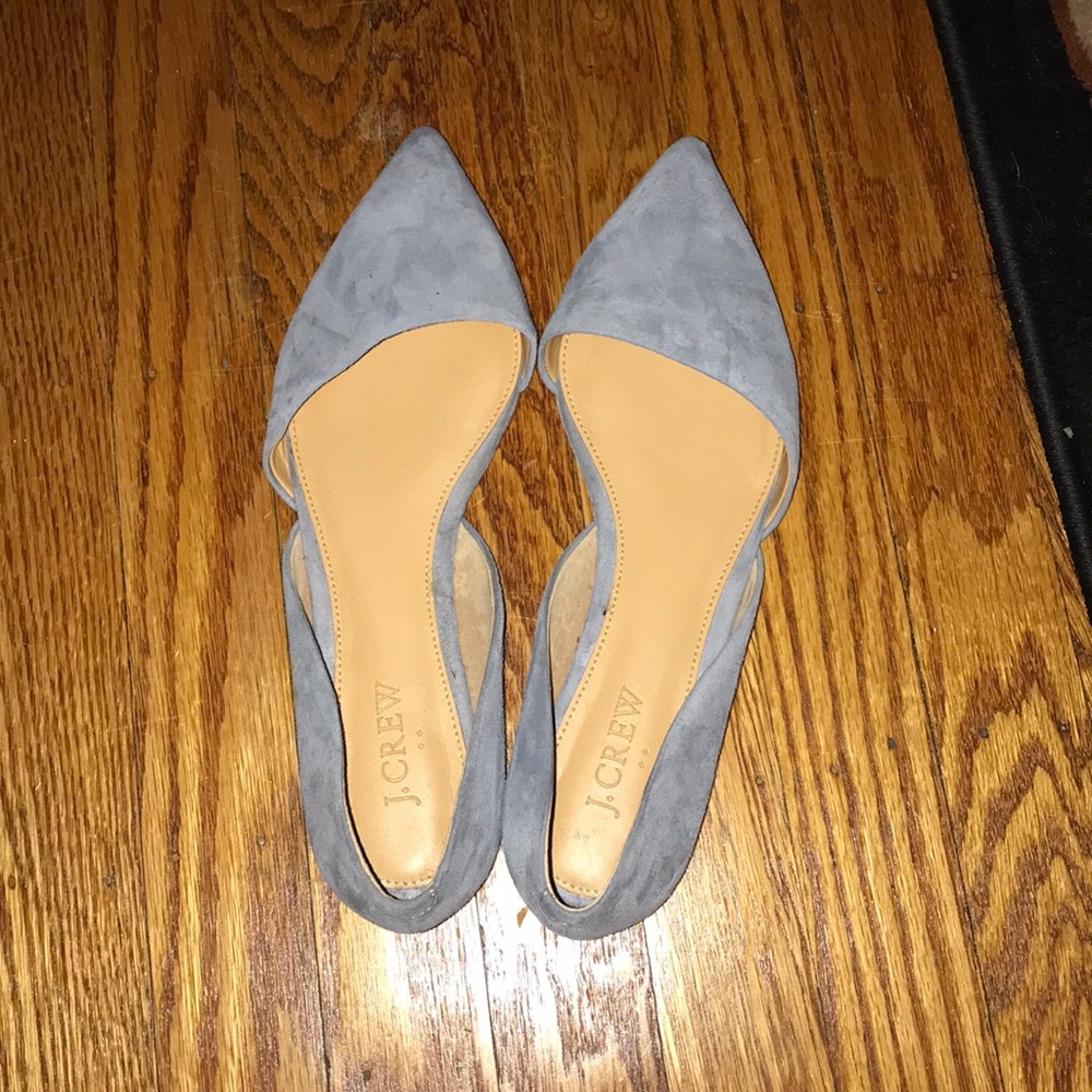 Barely worn J. Crew grey flats!